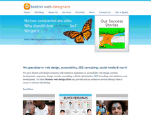 Tablet Screenshot of bostonwebdesigners.net
